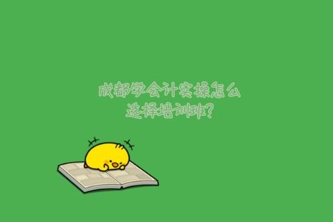成都学会计实操怎么选择培训班?-第1张-淳会计